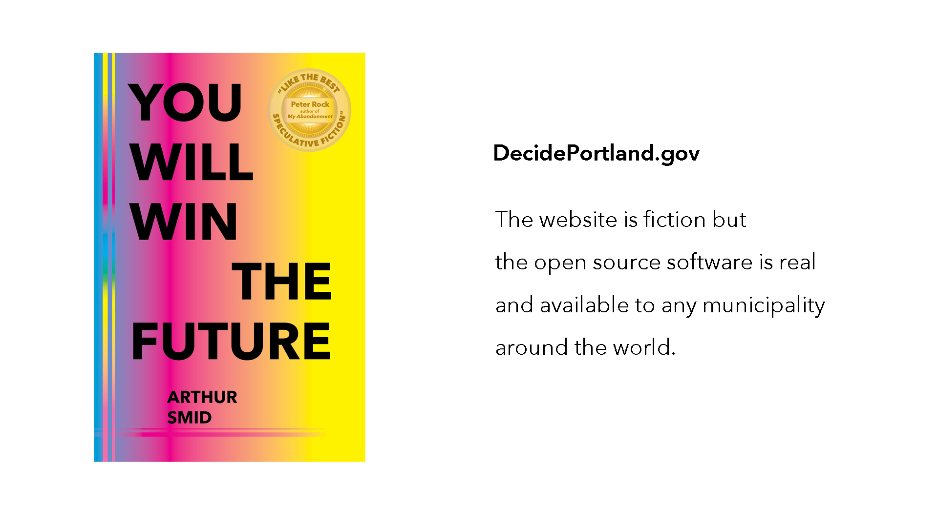 You Will Win The Future, a book by Arthur Smid