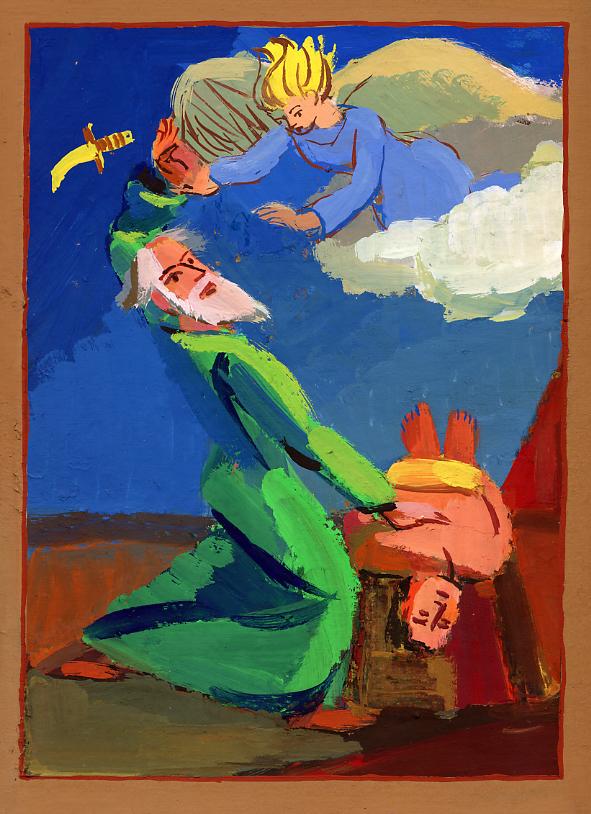 The Angel Stays the Hand of Abraham